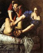 Artemisia gentileschi Judith Slaying Holofernes oil painting artist